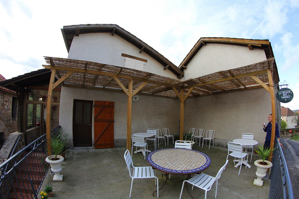 Terrasse Relais des conques