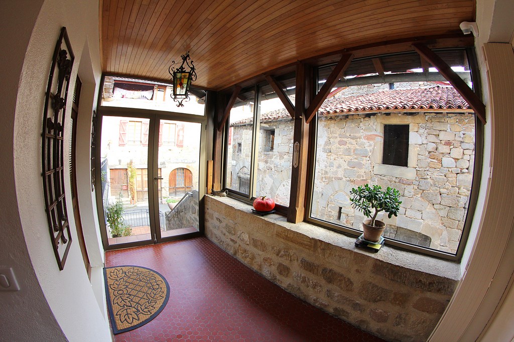 Entrée du Relais des conques